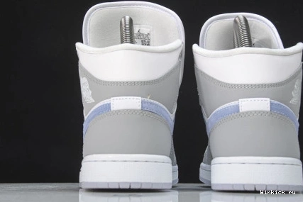 Mid Aluminum Jordan Wolf Air 1 Grey 0715